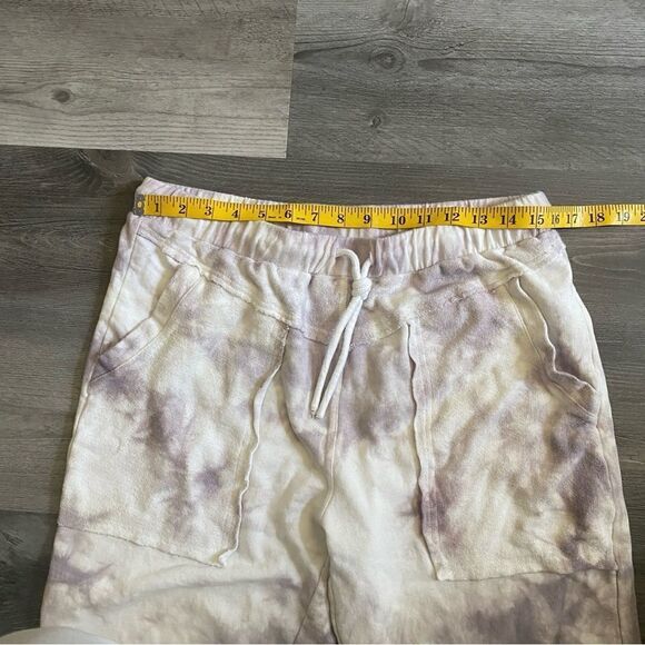 POL Tie Dye Jogger Pants Athleisure Purple White Medium Comfy - Picture 7 of 11